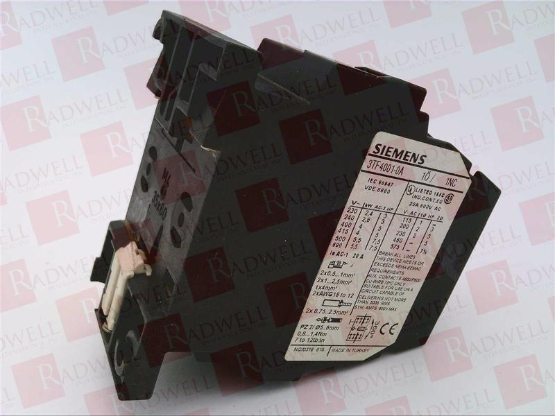 SIEMENS 3TF4001-0AD0