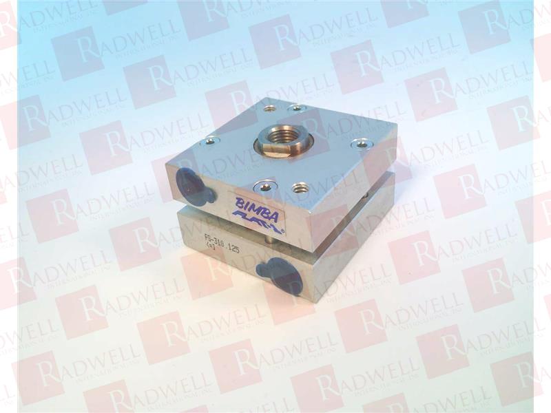 Bimba Flat-1 FSD-310.125-H Pneumatic Air Cylinder – 2" Bore 1/8" Stroke Double Acting NOS