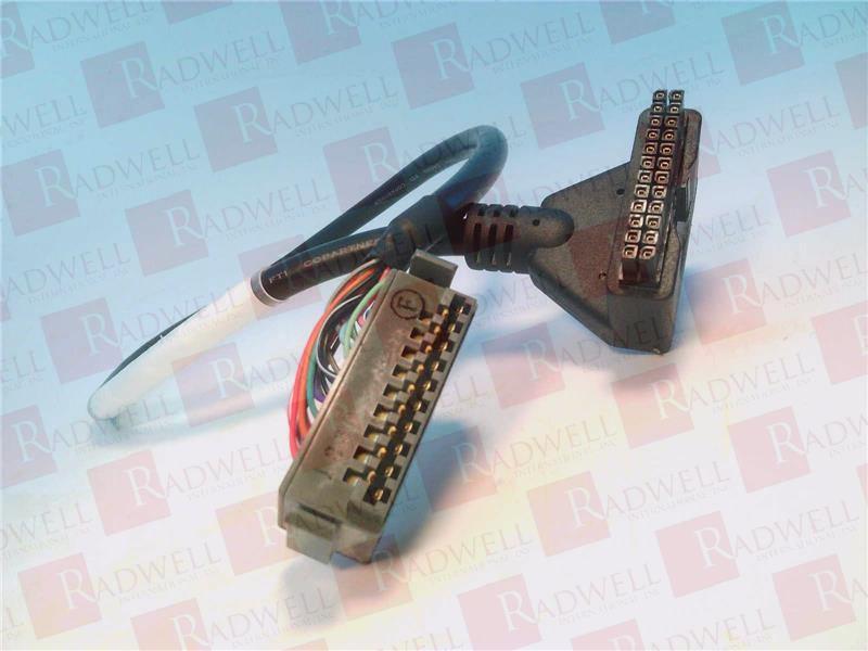 PLC I/O CABLE, 19-POSITION TERMINAL BLOCK TO 24-PIN CONNECTOR, 1.6FT/0.5M CABLE LENGTH. FOR USE WITH DIRECTLOGIC DL205 MODULES.