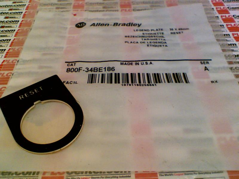 ALLEN BRADLEY 800F-34BE186