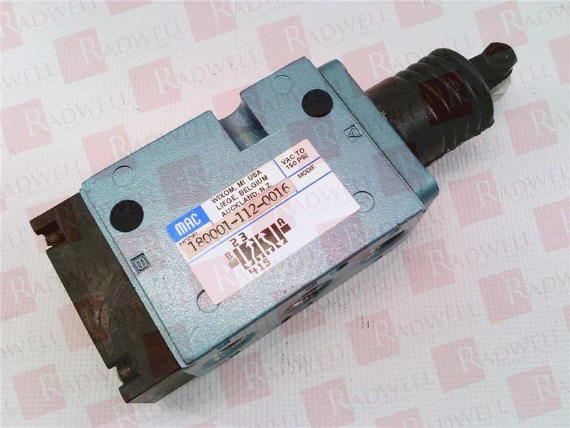 MAC VALVES INC 180001-112-0016
