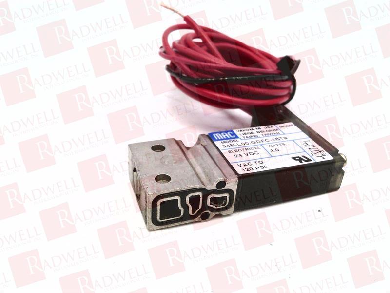 MAC VALVES INC 34B-L00-GDFC-1BT