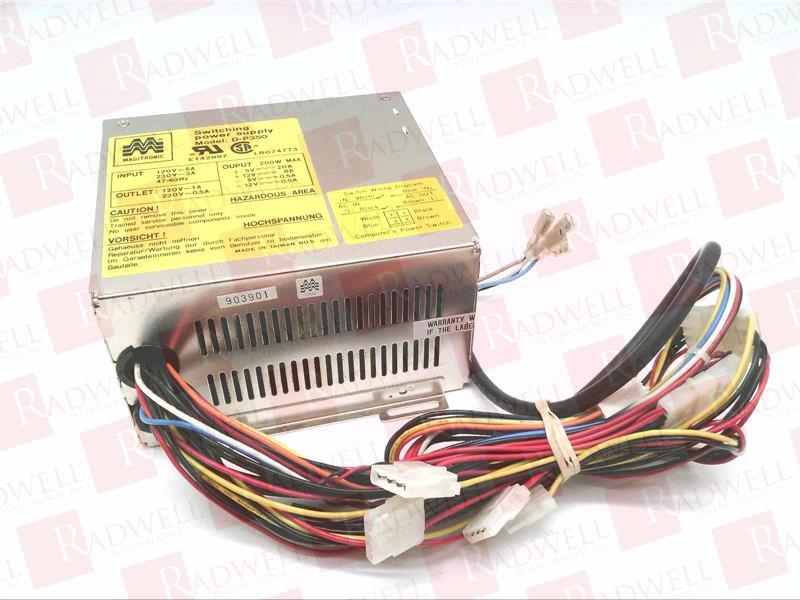 POWER SUPPLY 115-230V 50/60HZ 200W