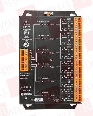 6-CHANNEL RELAY DRIVER W/MANUAL OVERRIDE ,XW 4YR WARR EXTENSION