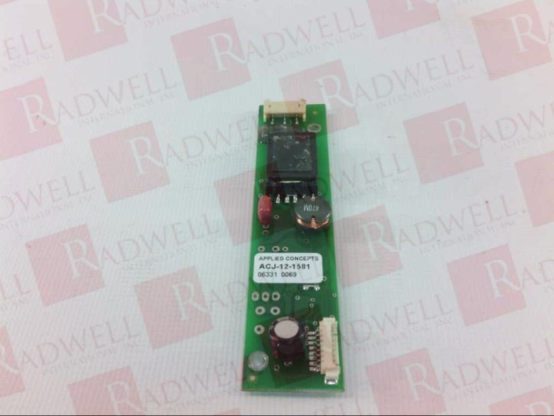 ACI ADVANCED CONTROLS INC ACJ-12-1581