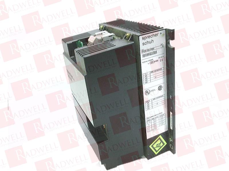 SPRECHER & SCHUH PGS024480V