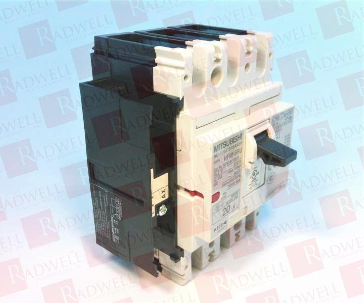 MITSUBISHI NF50-SRU-3P-20A-AX-1L-SLT