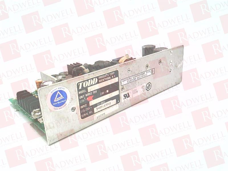 TODD PRODUCTS CORP MDT-224-1212R