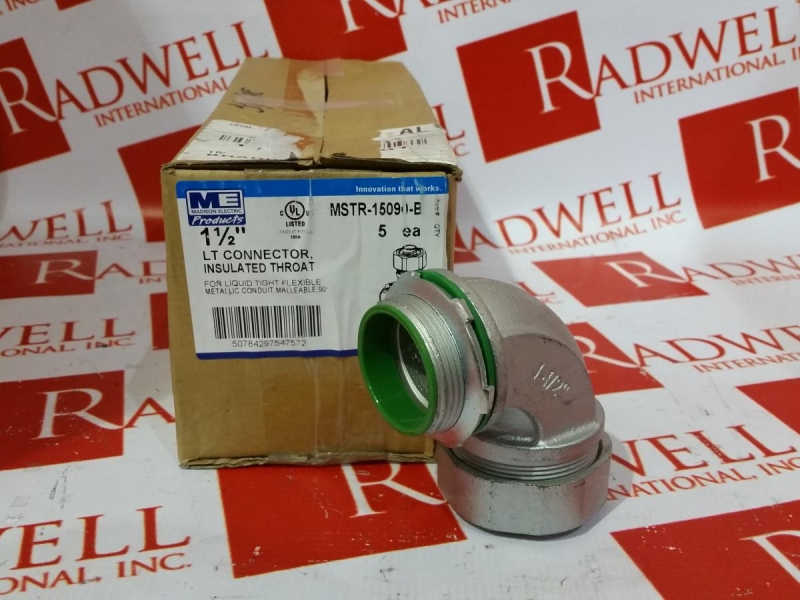 CONDUIT CONNECTOR 90EG 1-1/2IN INSULATED PRICE/EA