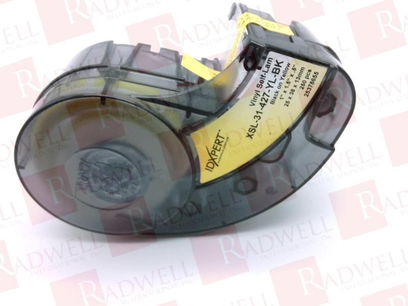 BRADY XSL-31-427-YL-BK