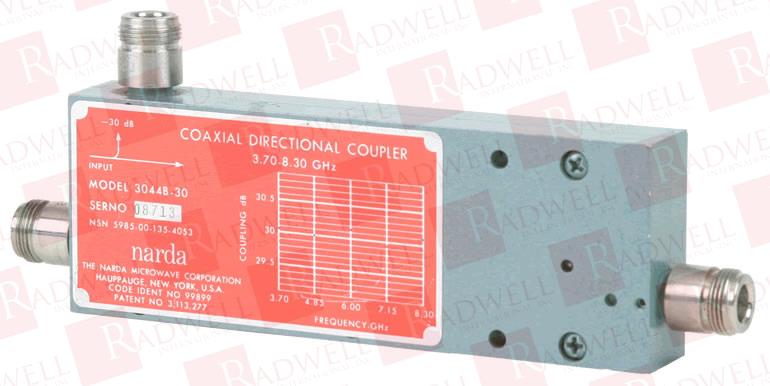 DIRECTIONAL COUPLER, COAXIAL, 3.7 - 8.3 GHZ, TYPE N, 20 DB NOMINAL COUPLING