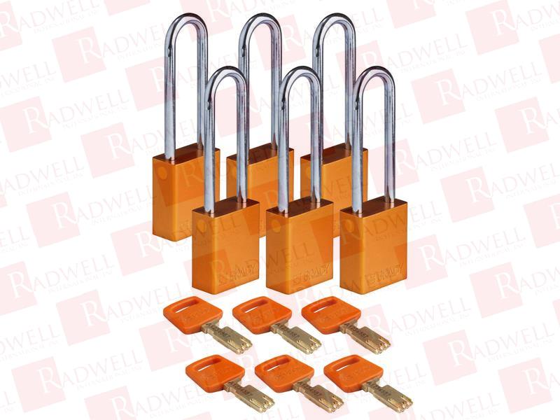 BRADY ALU-ORG-76ST-KD6PK