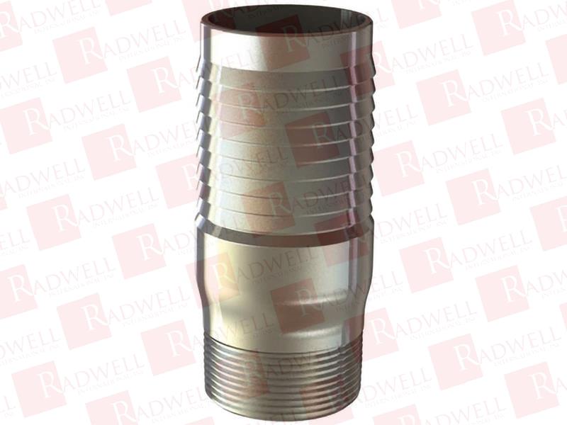 3" PIPE ID, EXPANDER COMBINATION NIPPLE FOR HOSES 2-1/2 MALE NPT, STEEL