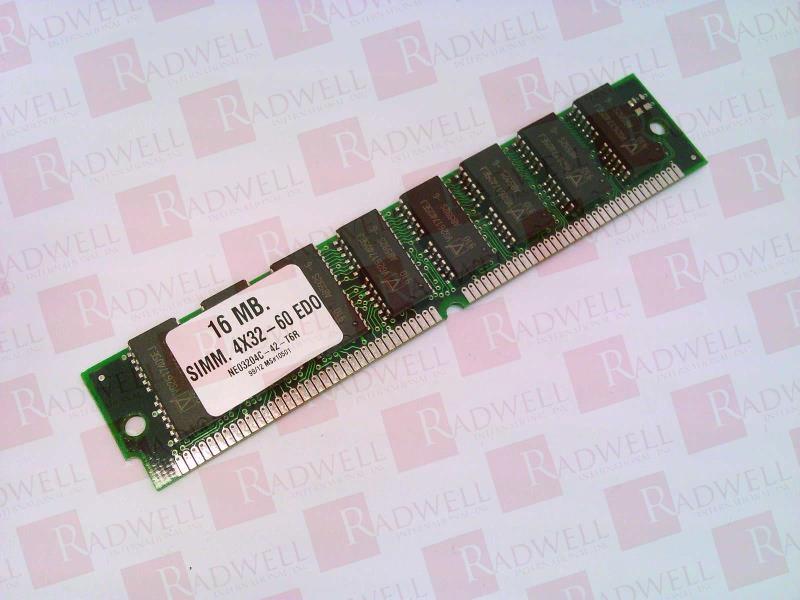  , SIMM MEMORY MODULE, 4X32 EDO 60, 16MB, 72-PIN