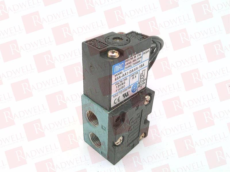 MAC VALVES INC 45A-AA1-DAAA-1BA