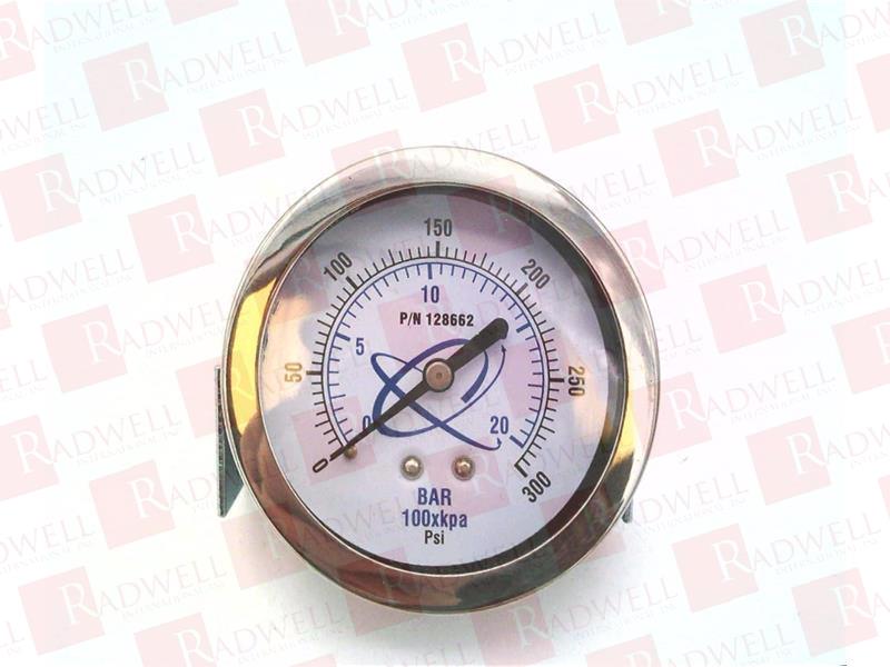 QUINCY AIR COMPRESSOR, 1627433006, GAUGE, 0-300PSI, 100XKPA,