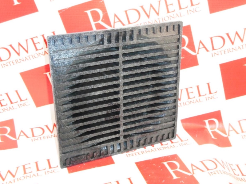 GRATE SQUARE BLACK 9IN