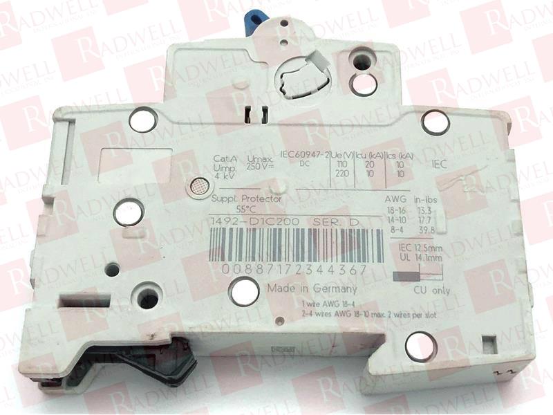 ALLEN BRADLEY 1492-D1C200