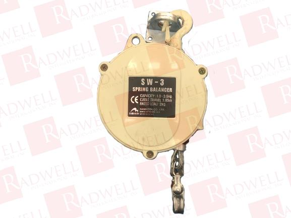 SPRING BALANCER, 1.0-3.0KG, CABLE TRAVEL: 1.65M, RATED LOAD:2KG