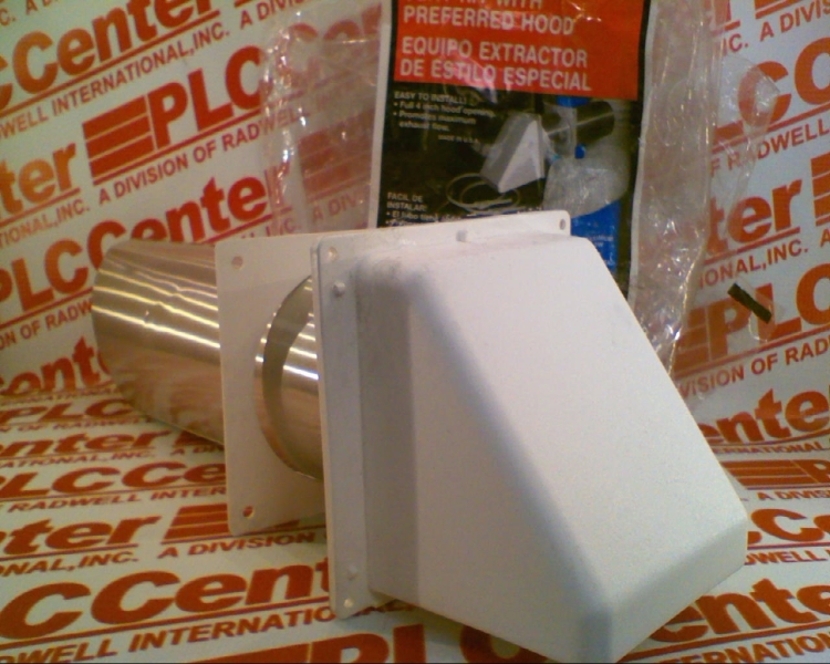 VENT KIT W/PREFERRED HOOD 4IN X 5FT WHITE