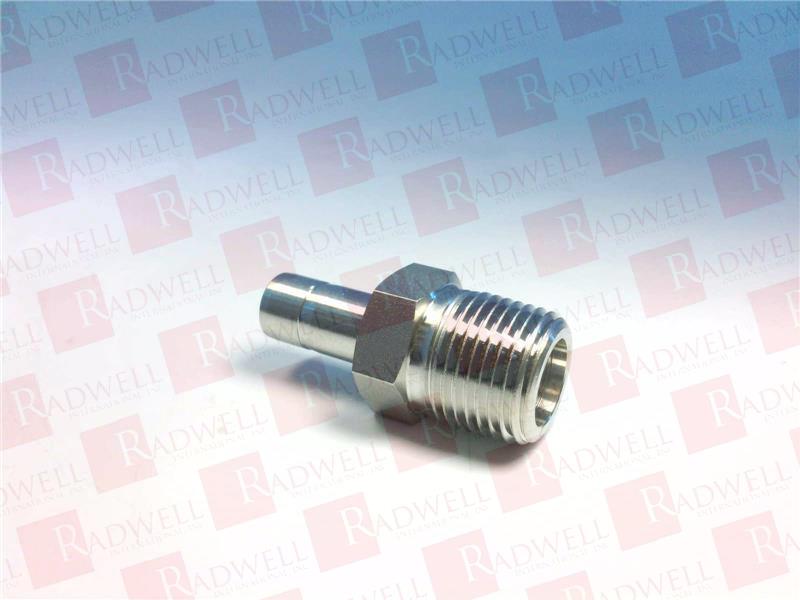 MALE ADAPTER, 3/8 - 3/8 (OD S-LOK PORT - MALE NPT ), DOUBLE FERRULE, 316SS