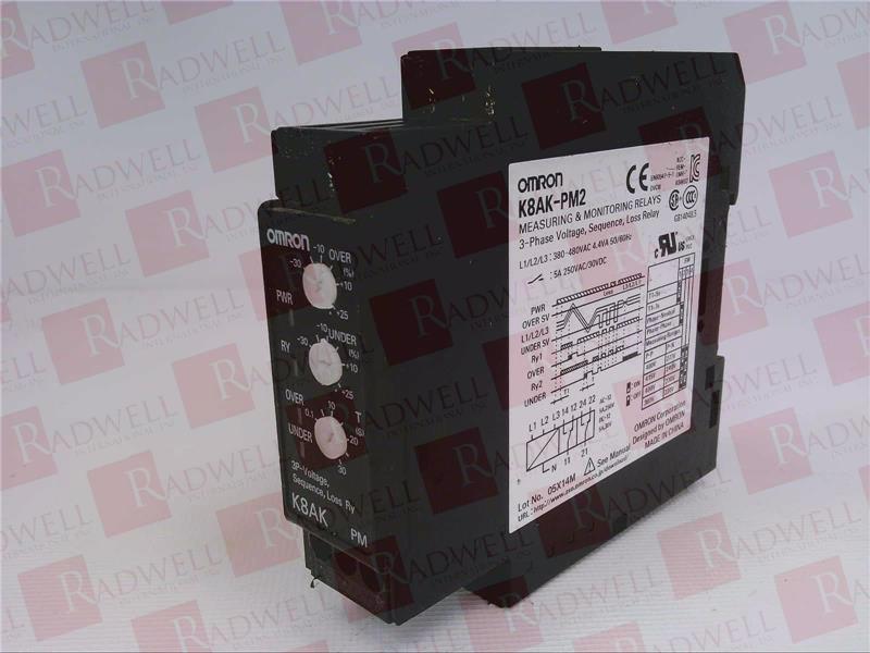 OMRON K8AK-PM2 380/480VAC