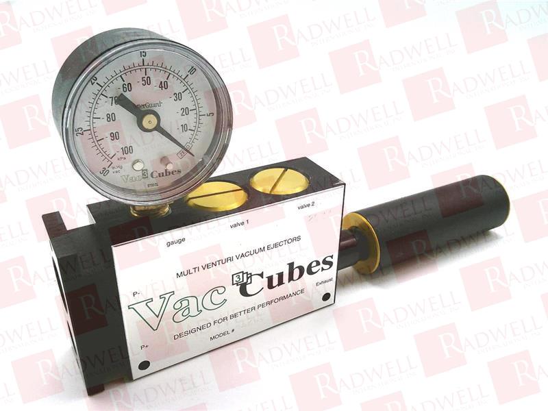 VACUUM PUMP, 0-30IN-HG,OPERATE ON SHOP AIR (20-90 PSI)