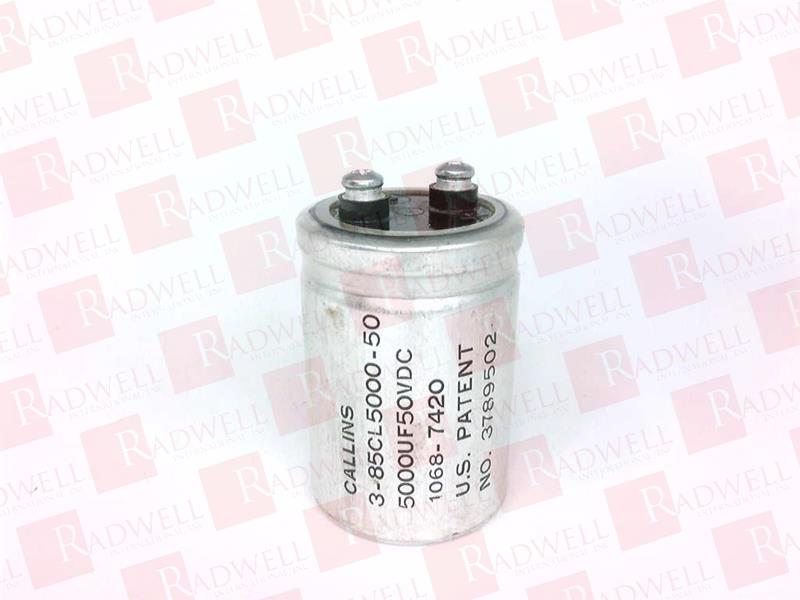 ELECTROLETIC CAPACITOR, 5,000UFD, 50VDC