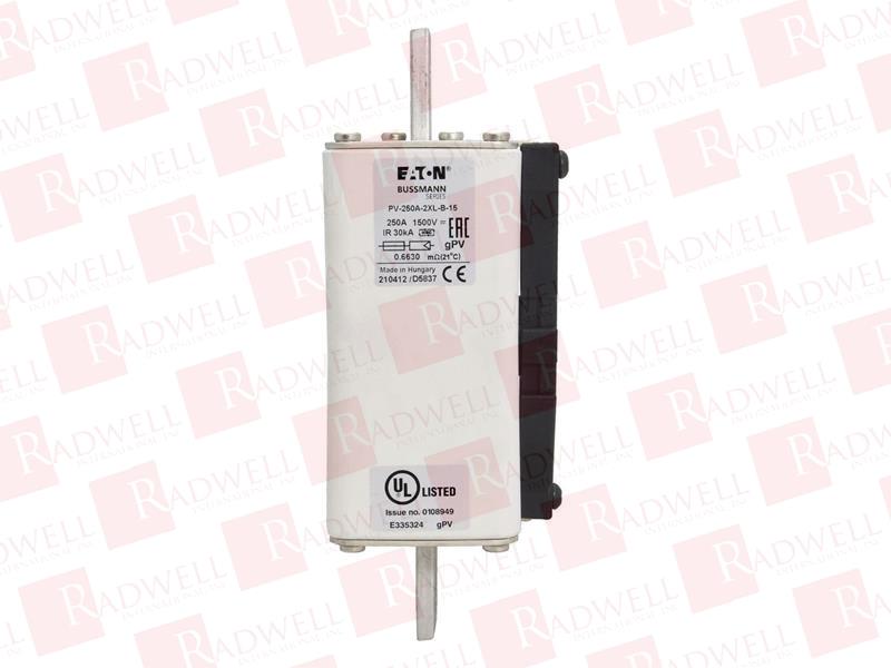 EATON CORPORATION PV-250A-2XL-B-15