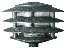 LAWN LIGHT 4 TIER INCANDESCENT 100W MAX VERDE GREEN