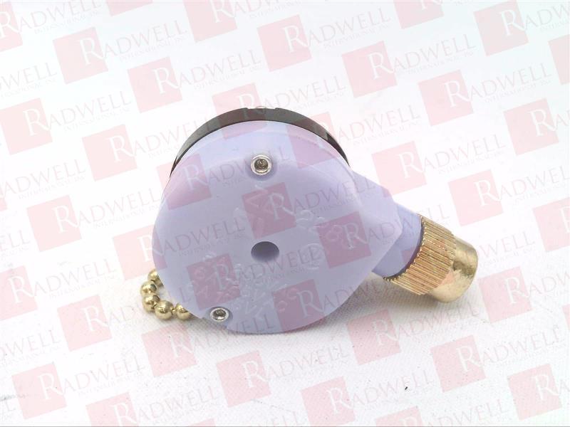 SWITCH PULL CHAIN, FOR CEILING FAN, OFF-ON-ON, 2SPEED, 3 WIRE