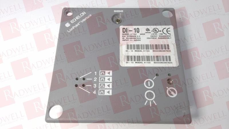  , DIGITAL INPUT INTERFACE MODULE, 4 DIGITAL INPUTS: 0 - 32 VDC OR DRY CONTACT, NEURON 3150 CHIP, 10 MHZ, 56 K FLASH MEMORY, (41100)