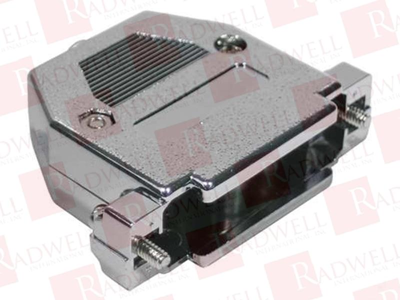 CONNECTOR D-SUB HOOD CHROME PLATED PLASTIC 15 PIN