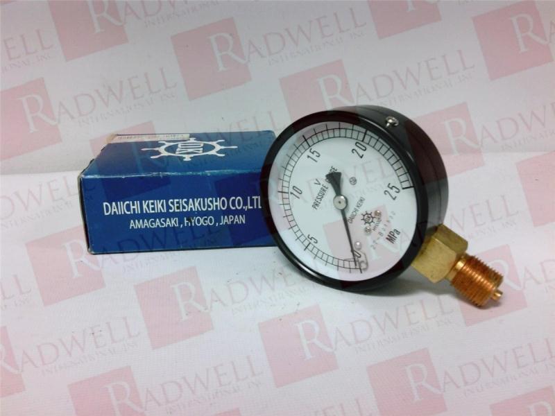 PRESSURE GAUGE 25PSI 3/8NPT