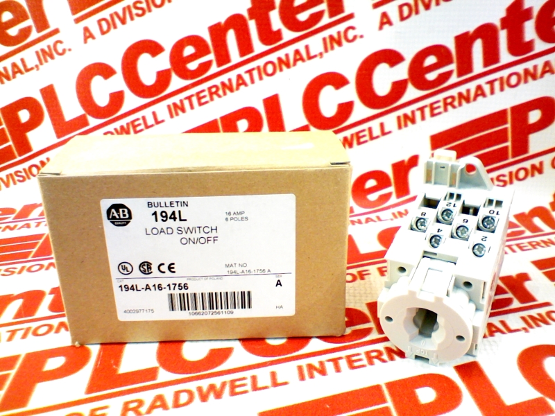 ALLEN BRADLEY 194L-A16-1756