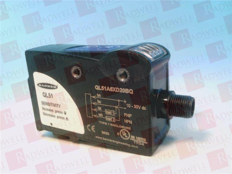 BANNER ENGINEERING QL51A6XD20BQ