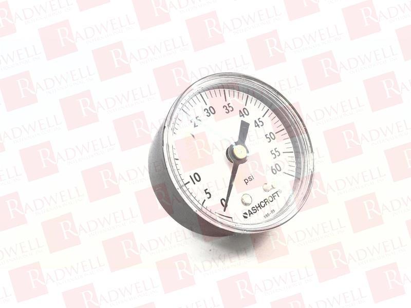 ASHCROFT 20W-1005-H-01B-60