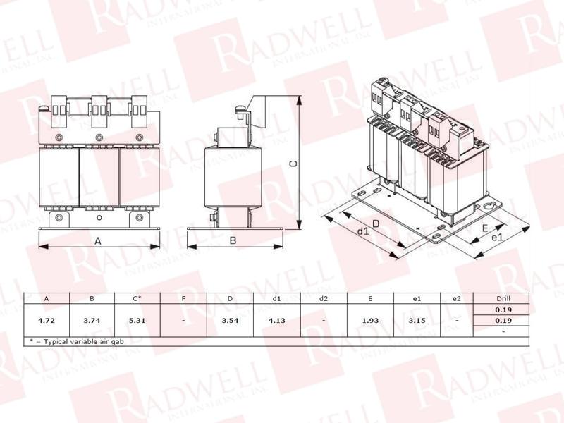 RADWELL VERIFIED SUBSTITUTE CRX0011BC-SUB