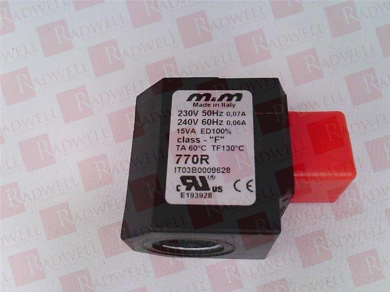 SERIES 7000 COILS, UL APPROVED, 230/50 - 240/60, POWER 15VA