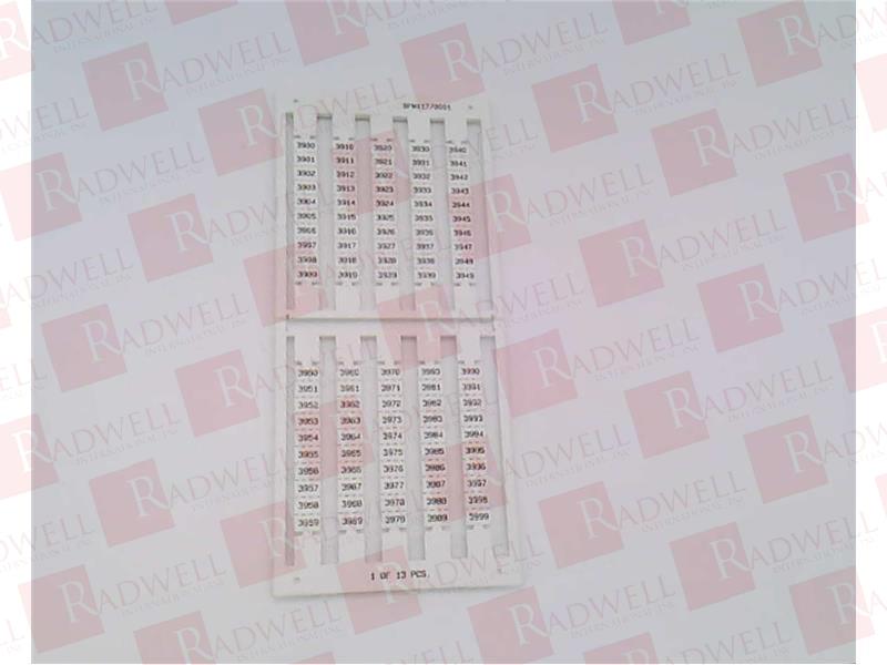 ALLEN BRADLEY 1492-SM6X9V3900-3999