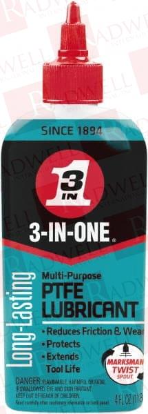 4 OZ BOTTLE SYNTHETIC WITH PTFE PENETRANT/LUBRICANT LIGHT AMBER, 500°F MAX