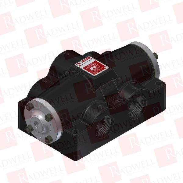PILOT OPERATED VALVE, 1 INCH NPTF, DOUBLE PILOTED, 3-POSITION