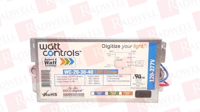 DECO LIGHTING WC-20-30-40W