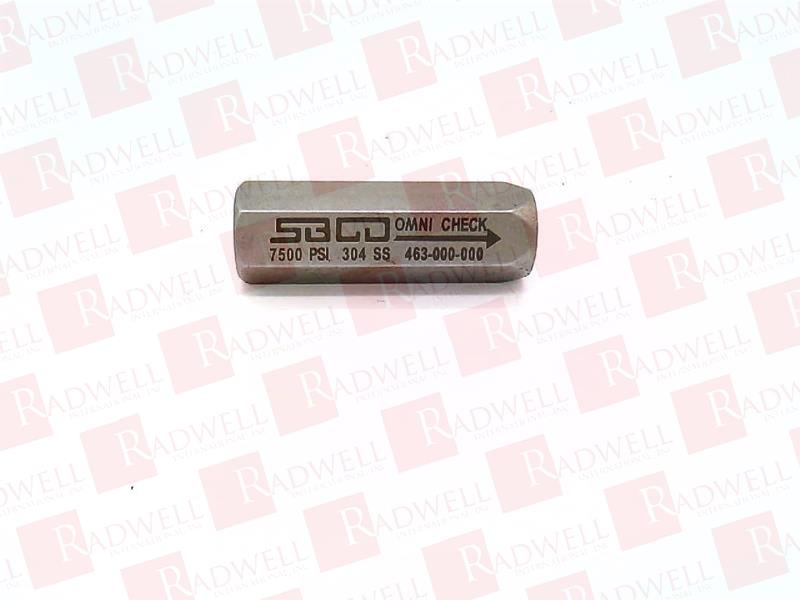 SLOAN VALVE CO 463-000-000