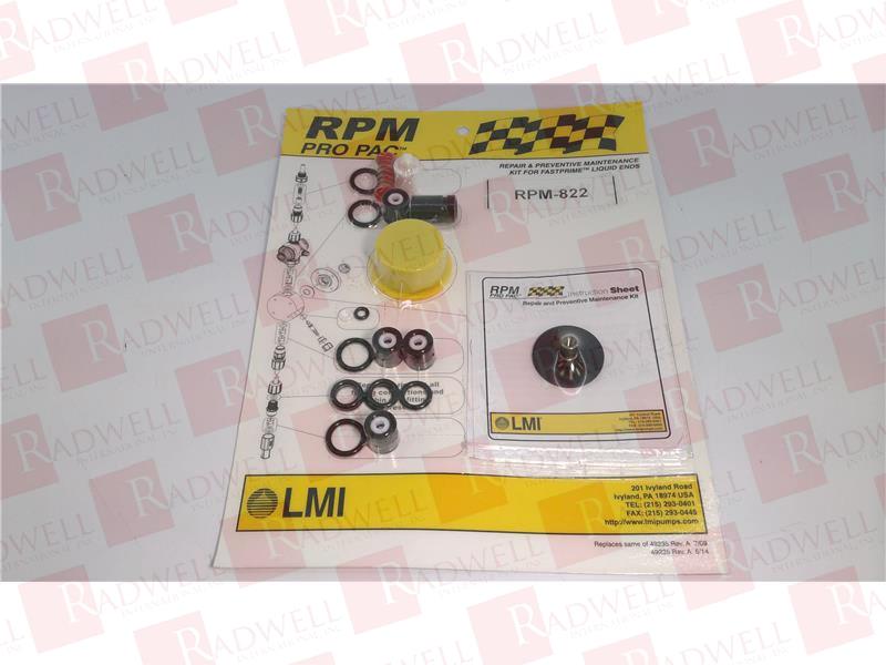 LMI LIQUID METRONICS RPM-822