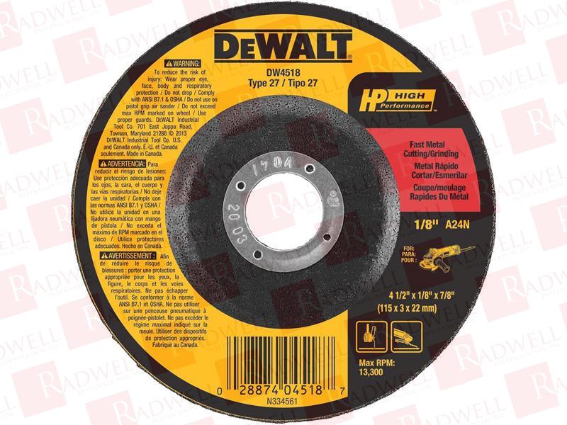 STANLEY BLACK & DECKER DW4518
