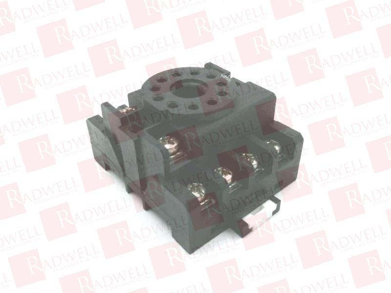 RELAY BASE/SOCKET, 11 PIN, 10 AMP, 250 VAC, DIN RAIL