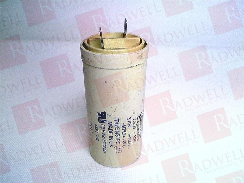 CAPACITOR NS1PC 7.5UF 10PERC TOL 370V 50/60HZ