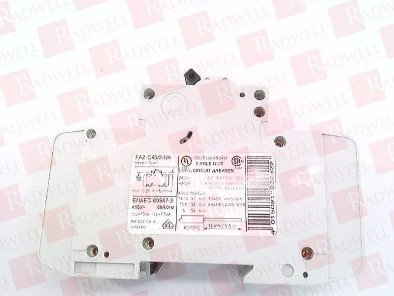 EATON CORPORATION FAZ-C40-2-NA