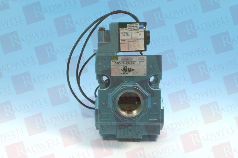 MAC VALVES INC 56C-12-551BA
